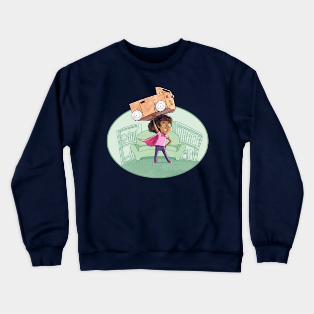 Girl Power Crewneck Sweatshirt by NashSketches